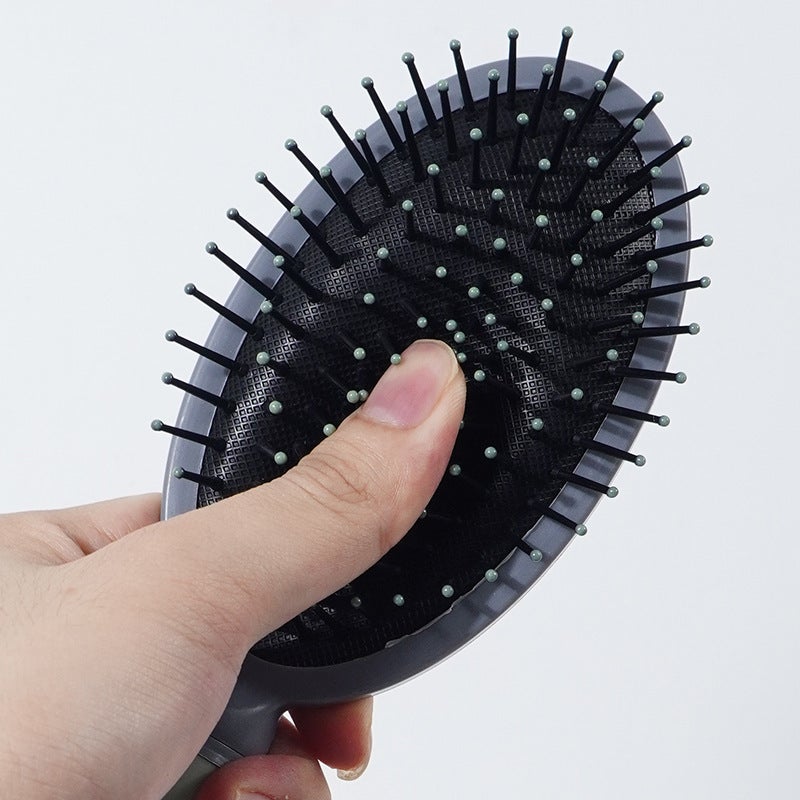Big Bay Comb Hair Root Fluffy High Cranial Top Air Cushion Massage Anti-Static Bag Styling Rolled Chop Long Roll Artifact Hollow Comb - Image 5